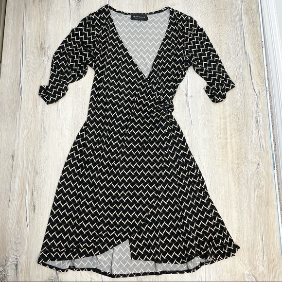 Connected Apparel Wrap Dress - Picture 1 of 10
